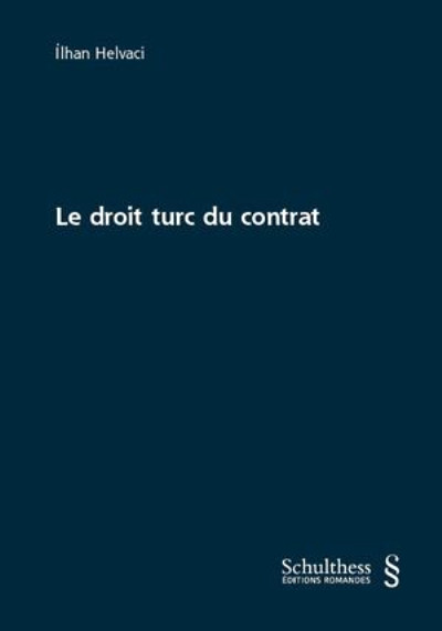 Le Droit Turc Du Contrat